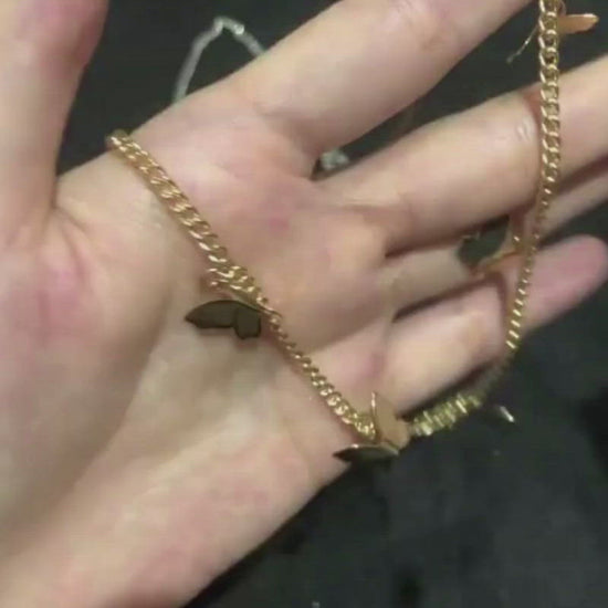 A video showcasing the Butterfly Choker Necklace.