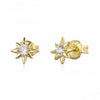 Star CZ Stud Earrings